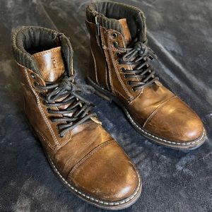 Crevo Mens Boots - Mens 8 - Brown - Leather